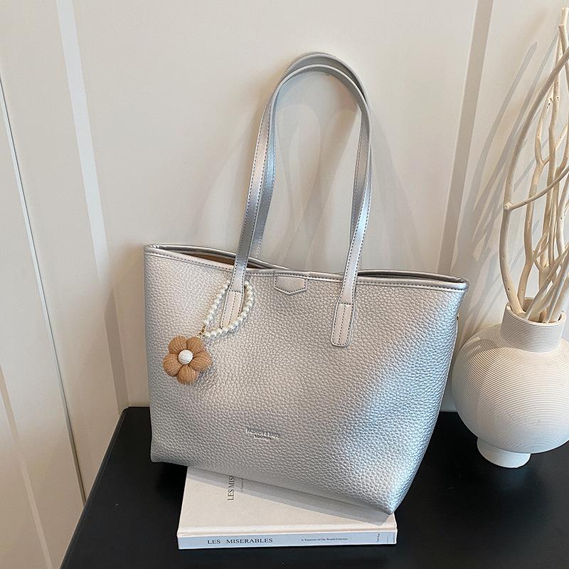 Сумка большой вместимости женская летняя новая повседневная простая на плечо сумка-тоут для поездок