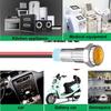 Kiligen 10 шт. 6 мм AC/DC12-24V светодиодный водонепроницаемый индикаторный световой индикатор сигнала (желтый)