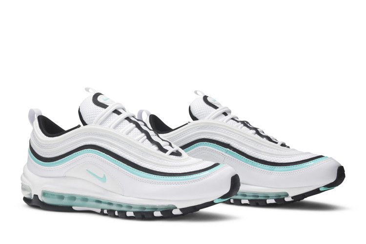 Women's Sneakers Nike Air Max 97 Aurora Green White (Women's) White/Aurora Green-Black-Black-Photon Dust