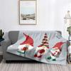 Home Decoration Plush Throw Sofa Blanket Bedspread Bed Fluffy Soft Blankets Decor Plaid Modern Halloween Merry Christmas Winter