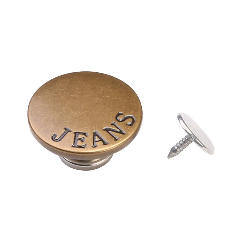 Пуговицы для джинсов, застежки на талии брюк, затягивание окружности талии, изменение размера, бесшовные пуговицы, гвозди для одежды