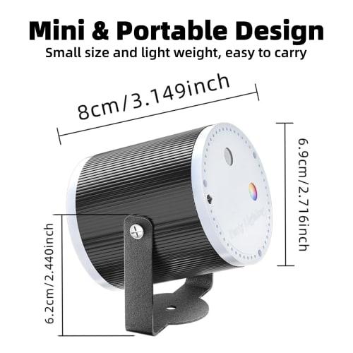 Мини-вечеринки PAIFIEVD, Диско-огни с голосовой активацией, Огни-шары для автомобильного зеркала, Сценические огни для танцевальных вечеринок, Дней рождений, Караоке, Рождества, Свадьбы