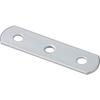 TRUSCO Flat Joint Type 75mm 3 20 Pieces TK19-F3C Bracket, 19, Chrome, Long, Holes, (Case Sold)