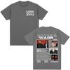 Rapper NATOS WAOR Tour 2025 Graphic T Shirt Unisex Unisex Vintage High Quality Hip Hop Tshirts Cotton Oversized Tshirt Streetwear