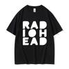 Футболка с принтом тура Radiohead, унисекс, повседневная мода, оверсайз, хлопковые футболки, ретро, хип-хоп одежда, футболки с коротким рукавом, топы