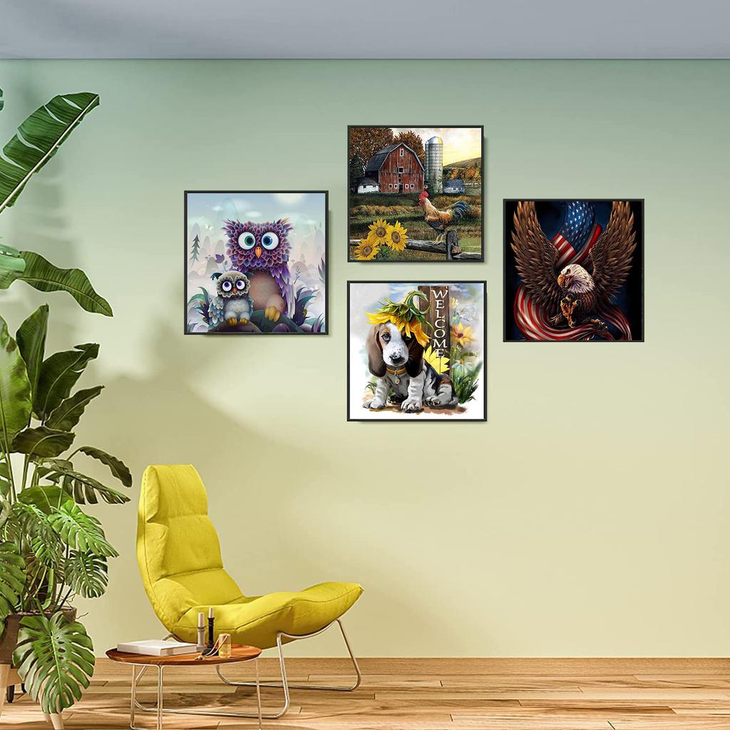 5D DIY Алмазная картина Животный мир Алмазная вышивка Набор крестиков Полный горный хрусталь Мозаика Украшение дома