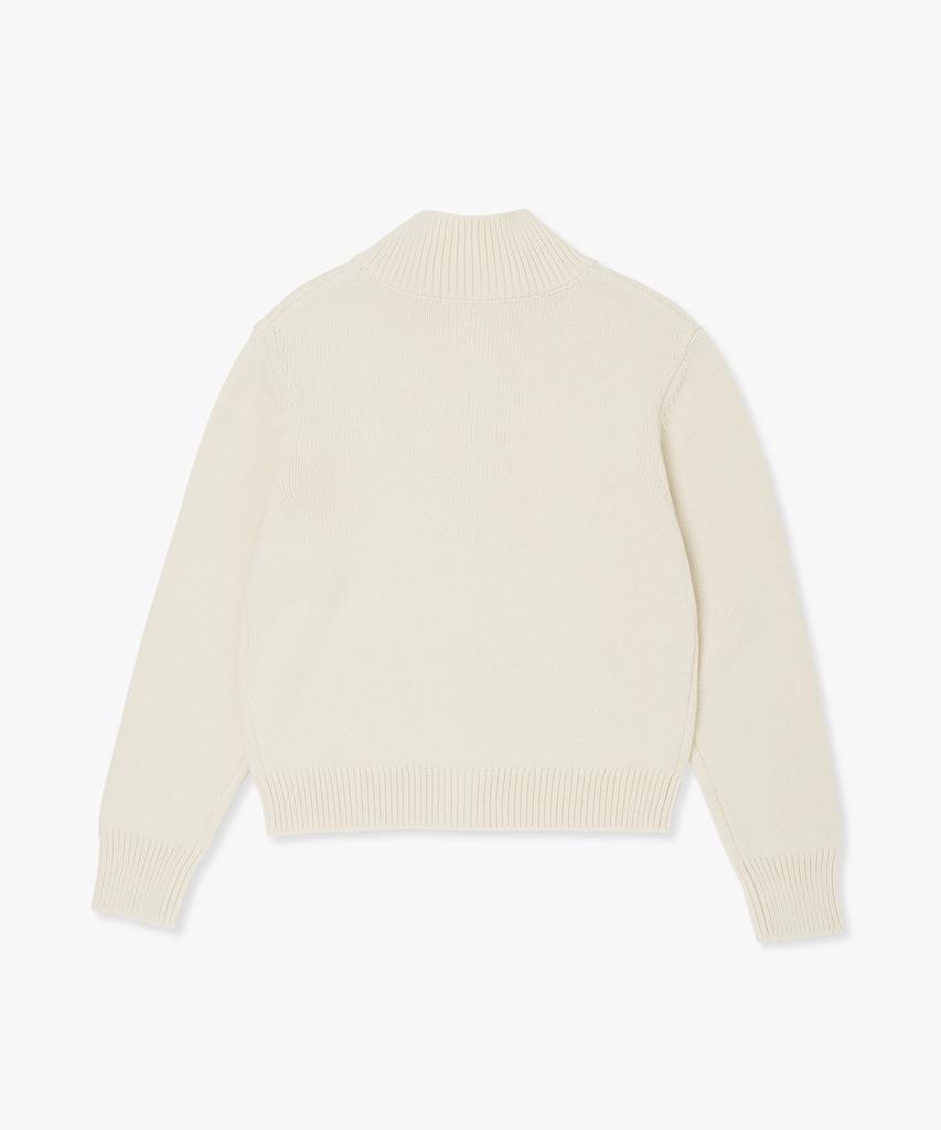PLAC WOMEN High-Neck Zip-Up Knit_4 Colors
