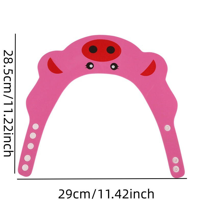 Регулируемая шапка для малышей, детская шапочка для купания, шапочка для душа, защита для волос, прямой козырек для ухода за ребенком