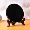 Круглые черные хрустальные украшения Crystal Craft Natural Obsidian Decorations Living Room