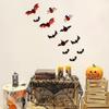 Bat Sticker PVC Spooky Living Room Bedroom Background Wall Decoration Flying Pumpkin Decal Party