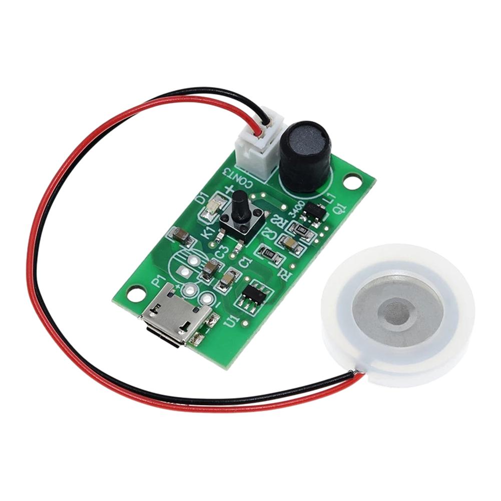 Модуль распылительного керамического увлажнителя DC 5V Ультразвуковой модуль туманообразователя