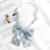JK Bow Tie for Women, Japanese Uniform Shirt, College Style Student Plaid Tie, Men's Free Ribbon Accessories
