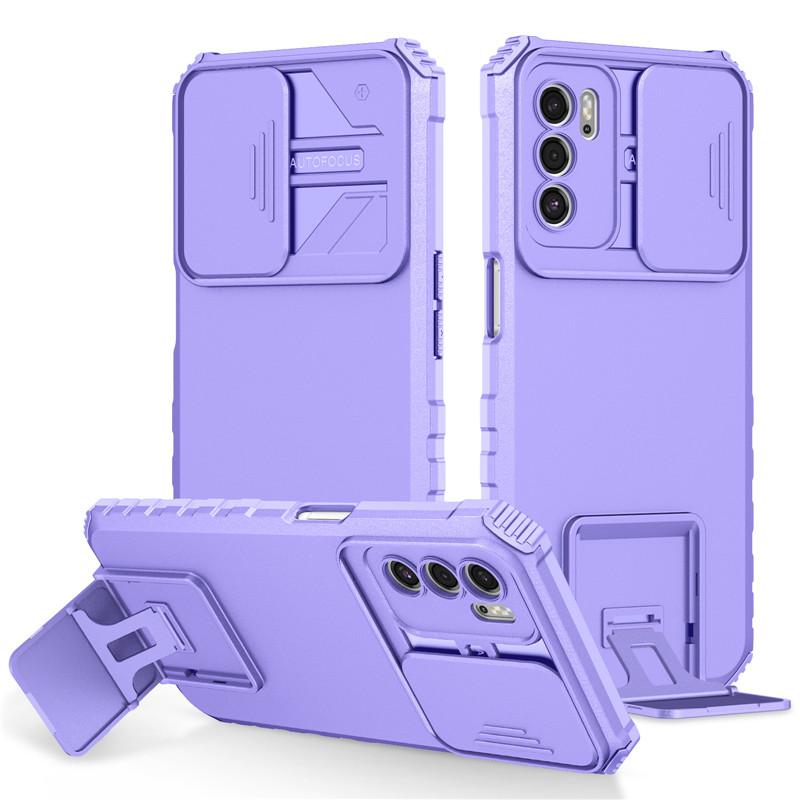 For OPPO A15 A15S A16 A16S A16K A16E Case Rugged Armor Stand Holder Back Cover For OPPO A52 A72 A53 A53S A54 A55 A36 A76 A95 A96