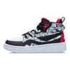 Кроссовки для скейтбординга LiNing 937 Graffiti High-Top, детские, черные, белые, красные, YKCR150-1