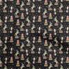 Cotton Flex Black Fabric Circus Diy Clothing Quilting Fabric Print Fabric By Yard 40 Inch