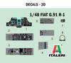 Platz Italeri Gina Plastic Model Kit IT92645 1/48 G.91 R1/R3 (Airplane)