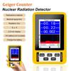 2-In-1 LCD Display Radiation Detector Multifunctional Radiation Detector Dosimeter Monitor Radiation Tester EMF Meter