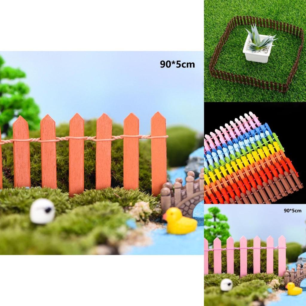 Мини-деревянный заборчик 90 см, идеально подходящий для ландшафтного декора кукольного домика**