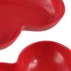5/10Pcs Creative Love Fruit Plate Plastic Nut Love Plate Heart Spit Bone Dish  Home Decorative