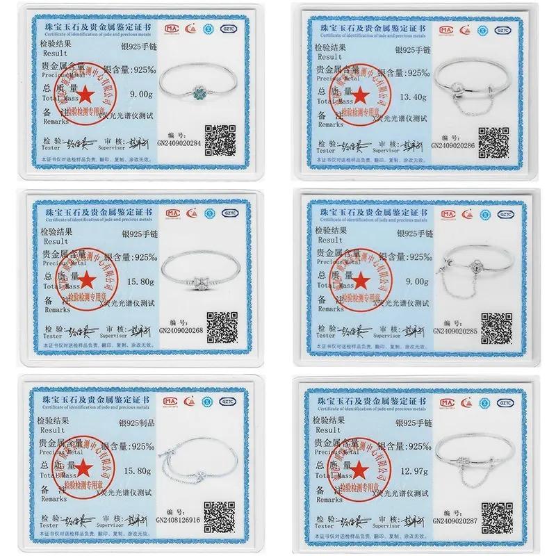 17-20CM Star Moon Bracelet 925 Copper Pink Heart Clover Charms Snake Chain Luminous Bracelet For Women DIY Birthday Zircon Gift