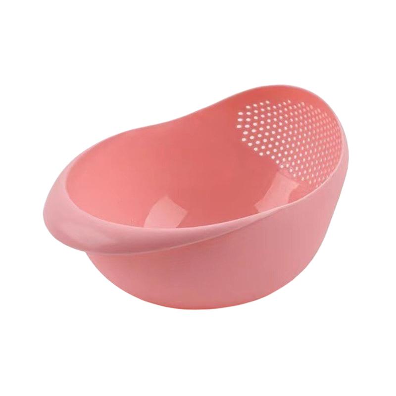 Rice Sieve Plastic Colander Kitchen Drain Basket With Handles Rice Bowl Strainer Strainer Basket Sink Drain Kitchen Tools