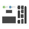 10 in 1 Dust Cover Set for XSX Host Silicone Plugs Protector and PVC Mesh Filters Protect Gaming Console