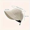 Women's Drawstring Waffle Pattern Baseball Cap, Fashionable Sun Protection Beach Travel Sun Hat for Spring & Summer