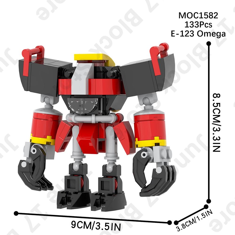 MOC Мех Эггмана Блоки Кирпичи Гоночная Машина Робот Аниме Игровые Фигурки Совместимый Набор Строительных Блоков Игрушки Игровые Наборы Для Детей Взрослых Друзей Подарок
