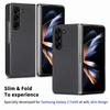 Для Samsung Galaxy Z Fold5 5G Чехол из ПУ кожи с текстурой углеродного волокна + ПК Точные вырезы Чехол для телефона