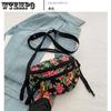Women's Shoulder Crossbody Bag Printed Multi Pocket Small Bag Printed Ethnic Bag Casual Waist Bag Chest Bag
