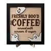 Halloween Wooden Cute Decoration Plaque Holder, Home Decoration Ornament