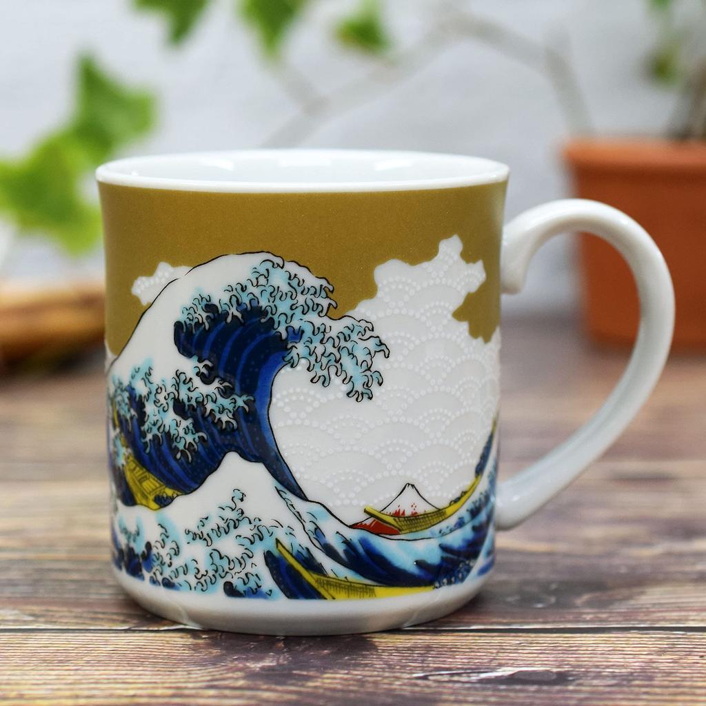 Кружка Waza no Kura Kutani Ware Керамика Hokusai Wave, роскошная брендовая посуда, сделанная в Японии, подарок на праздник Kishou