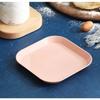 Home Creative Square Plate Set Deep and Thick Bone Spitting Plate Fruit Plate Restaurant baby plate