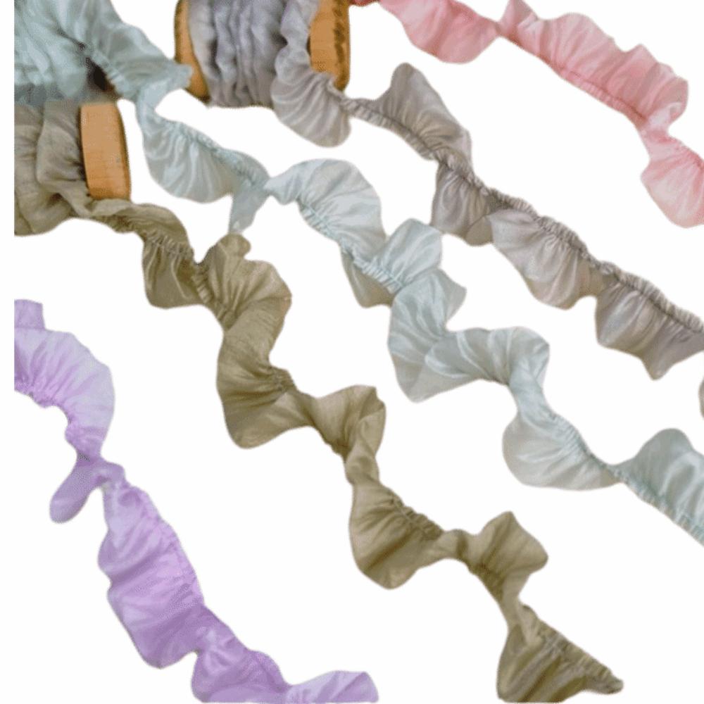 3cm Wide Ruffle Sewing Fabric Polyester Clothing DIY Supply Pleated Lace Ribbon  Dress Decoration