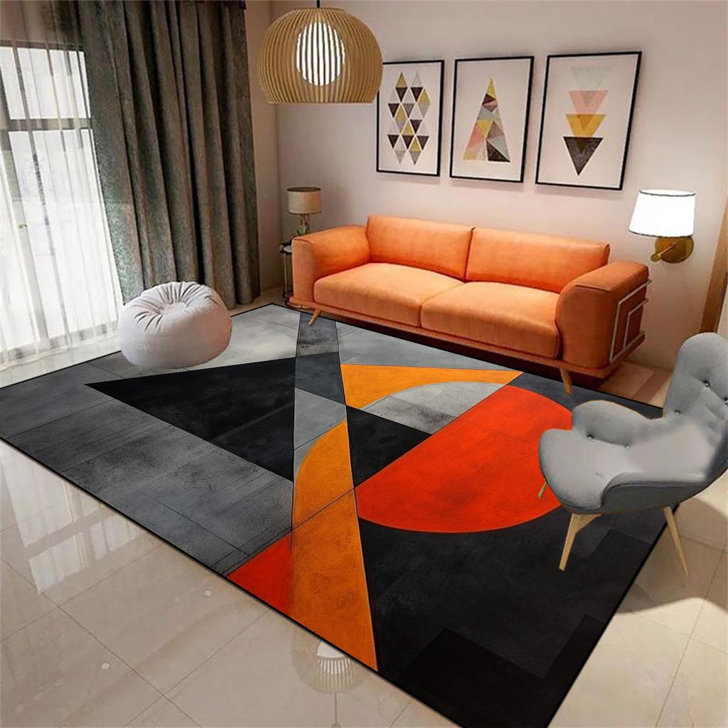 Легкая Роскошь Скандинавские Ковры Украшение Гостиной Ковер для Кофейного Столика Домашний Нескользящий Декор Спальни Прихожая Напольный Коврик Настраиваемый