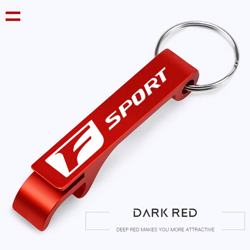 1Pcs Portable Beer Bottle Opener Car Logo Keychain Ring For Lexus FSPORT LBX NX RX 350h 450h ES UX 300e GS GX IS LS LX CT LC RC TR4