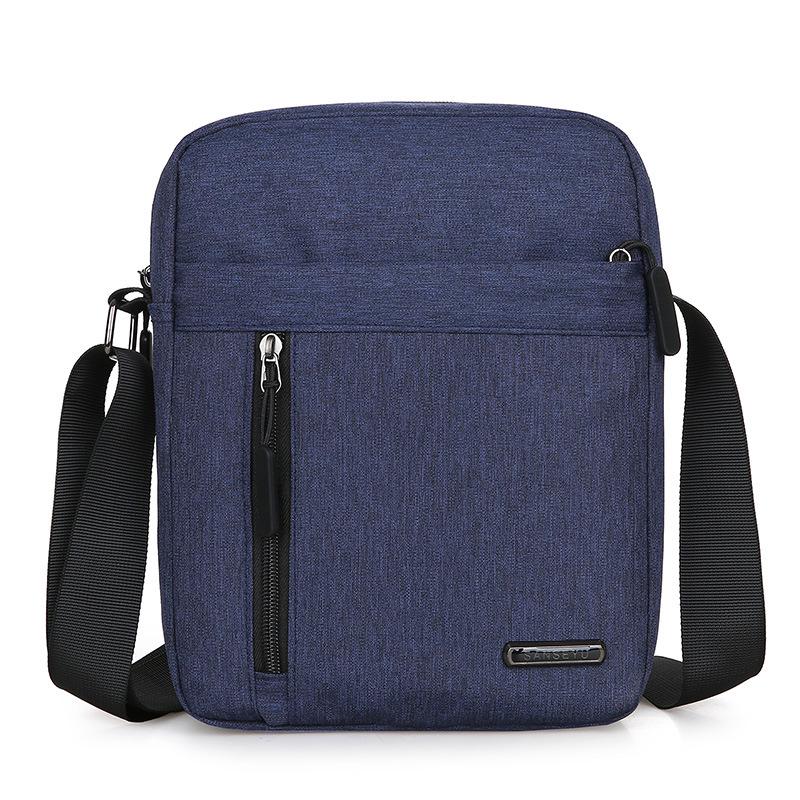 Men's Nylon Business Travel Crossbody Bag - Large Capacity Korean Style Shoulder Handbag