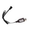 Advanced 6.4V Charger SM3P 600mA Battery Charging Cord with Safe Protections for Engineering Vehicle, Toy Car Black