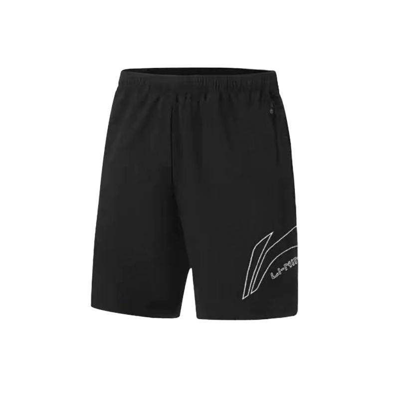 Li Ning Спортивные шорты мужские черные средние YKSW147-1