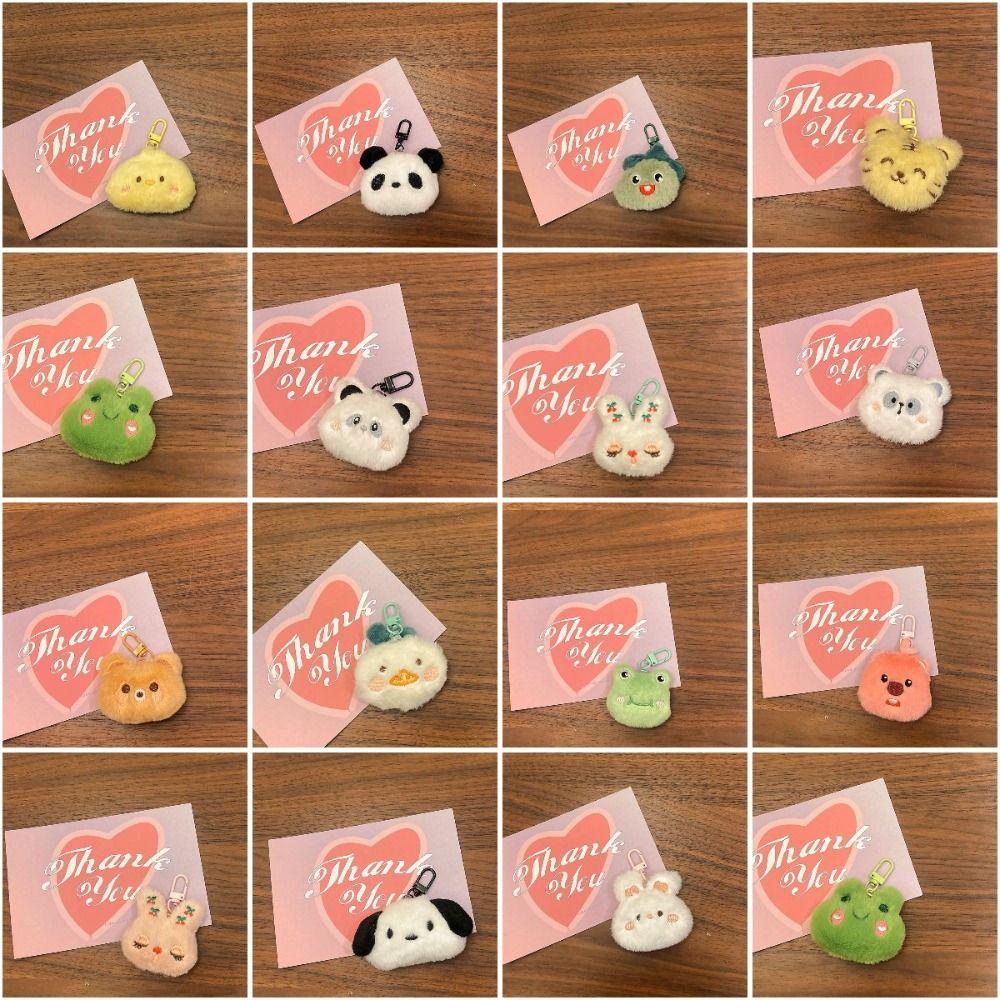 Мультяшная лягушка, подвеска в виде сумки, кролика, мультяшный плюшевый брелок для ключей, очаровательный плюшевый медведь, кукла, подвеска на рюкзаке