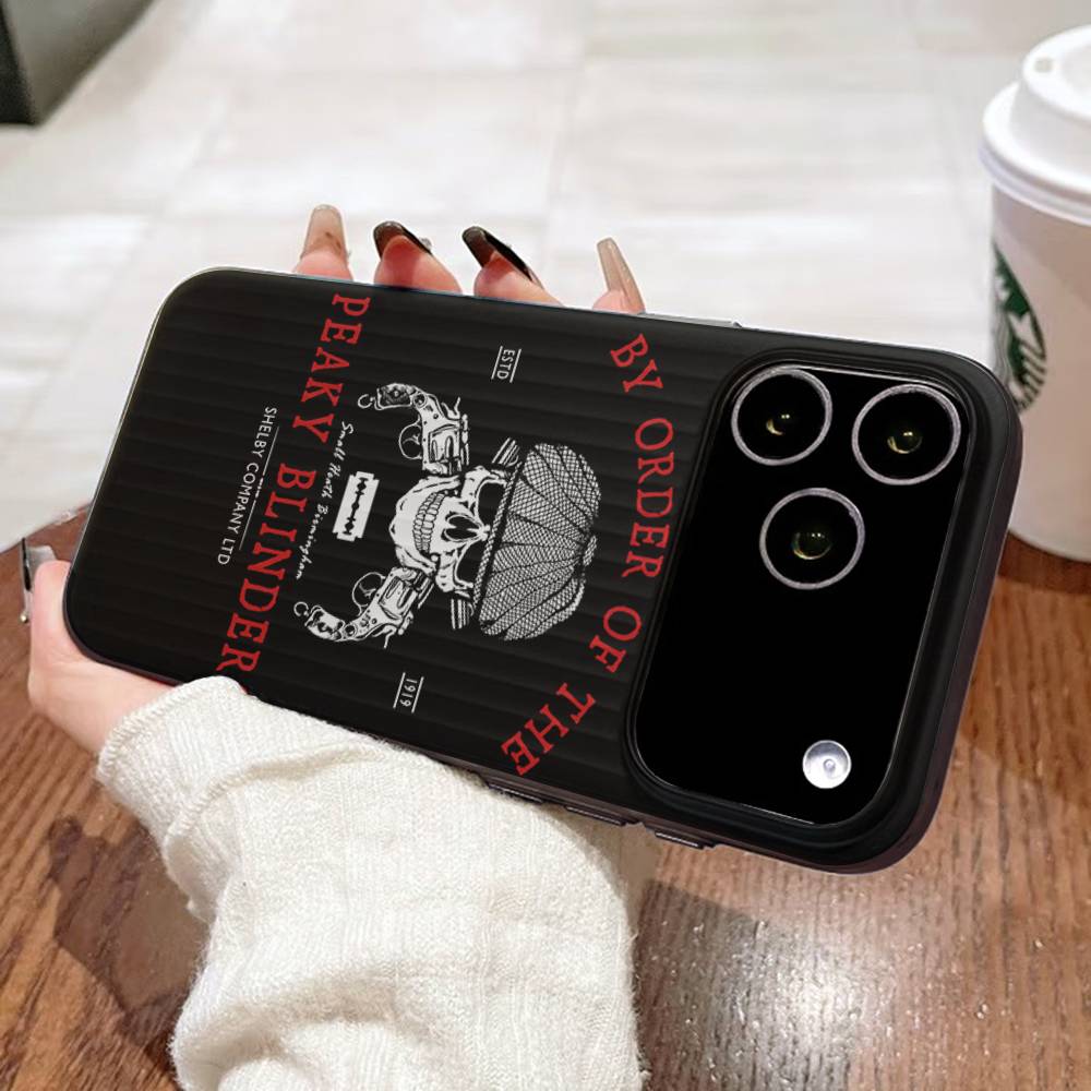 Чехол для телефона из фильма «Острые козырьки» (P-Peaky-S B-Blinders) для iPhone 17 16 15 11 12 13 14 Pro Max, мягкий гофрированный силиконовый чехол