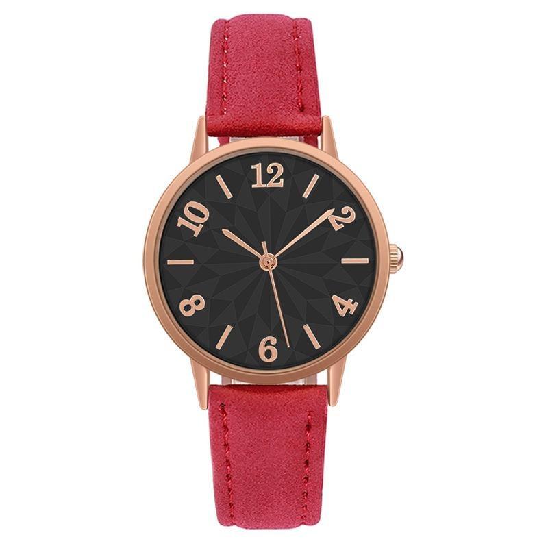 Trendy Unisex Casual Women Dress Wristwatches Leather Belt Watches Ins Watch Women Watch Ladies' Quartz Clock Simple Frosted