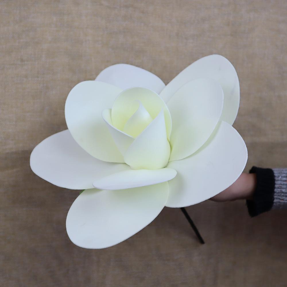 40/50cm PE Fake Flower Head Large Simulated Foam Rose  Home Garden Decorations