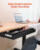 33" Under Desk Drawer Organizer Slide-out Drawer Space Saver Home Office