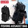 Сумка штурмовая рыболовная Dress, Большой размер, Многофункциональная, Готовность к стихийным бедствиям, Расширяемая, Сумка для рыболовных снастей с держателем для удилища, Рюкзак для мужчин,