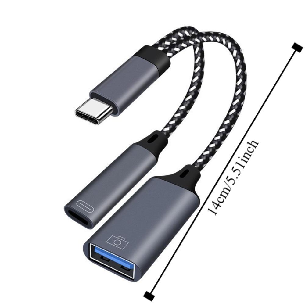 Y-разветвитель USB C OTG кабель телефонный адаптер зарядный адаптер Type C OTG телефонный адаптер