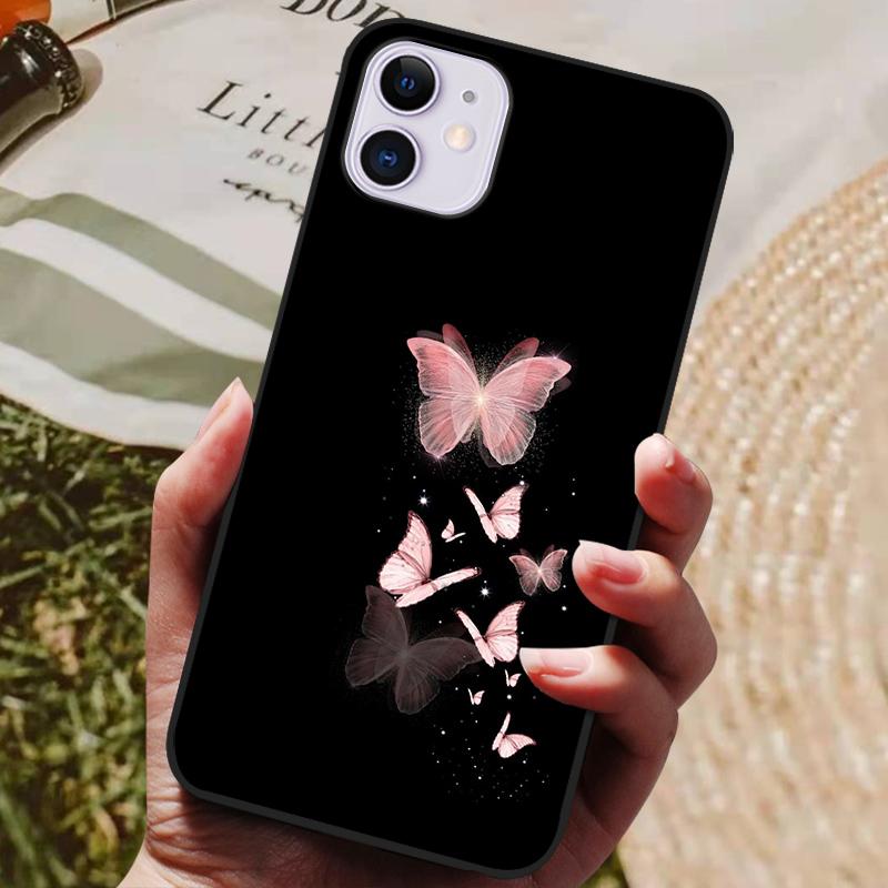Для Apple iPhone 12 pro max Чехол Силиконовая Задняя Крышка Чехол для Телефона Для iPhone 12 Mini pro Max 12Pro Мягкий Чехол роскошный Fundas Чехлы