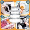Glass Food Containers With Lid And Seal, Square, 8 Pcs.