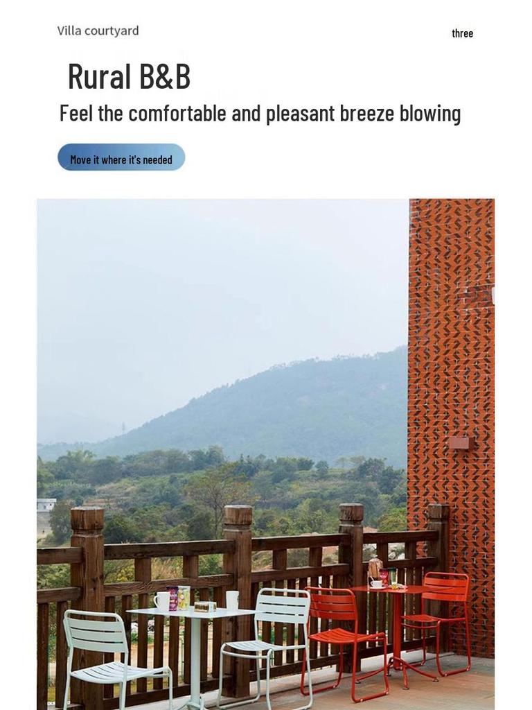 All-Aluminum Outdoor Cafe Table and Chairs Set with Sun Protection and Waterproof Features for Patios and Balconies