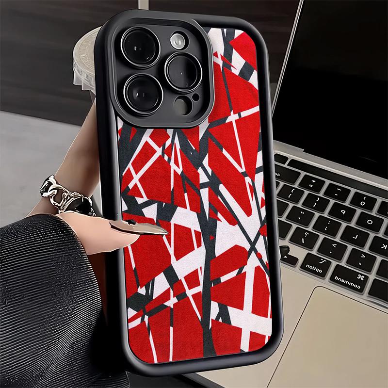 Чехол для телефона iPhone 17 Air 16E 15 16 Pro Max Эдди Ван Хален Графический Чехол с гитарой 14 Plus 13 12 Mini Мягкий силиконовый Funda